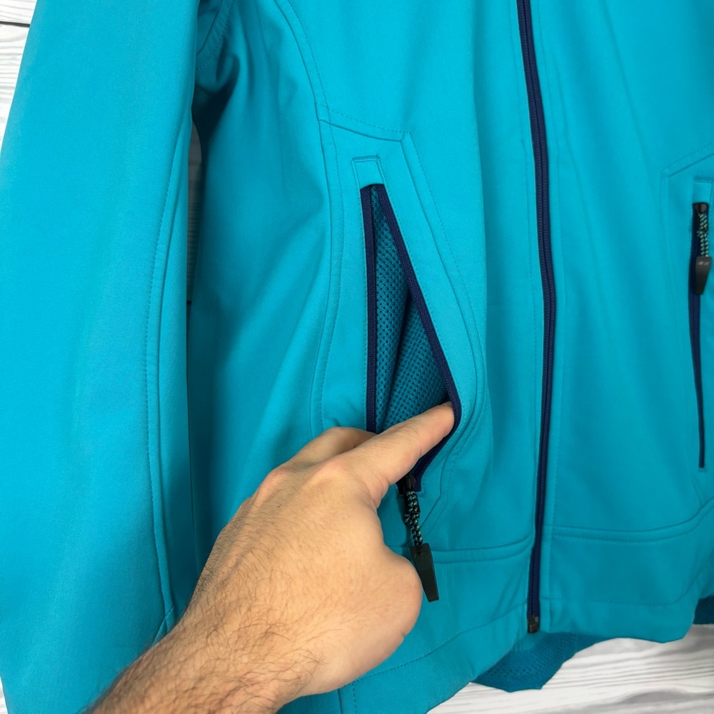 KOPPEN Tundra Biome Soft Shell Blue Jacket Size Large - Picture 4 of 14